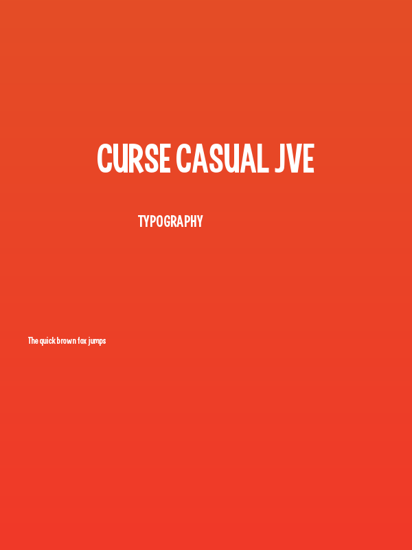 Curse Casual JVE Poster