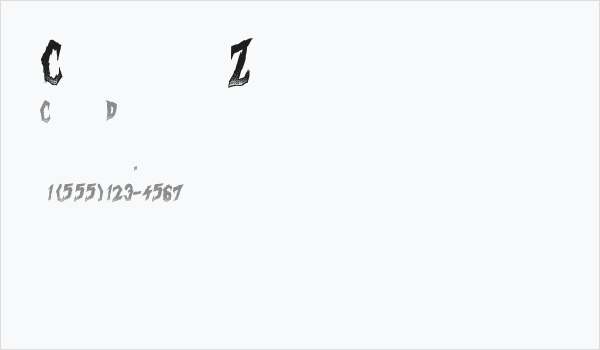 Curse of the Zombie Business Card