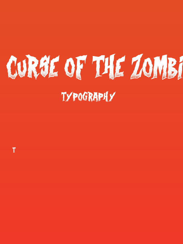 Curse of the Zombie Poster