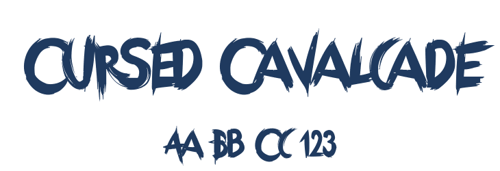 Cursed Cavalcade Font Preview