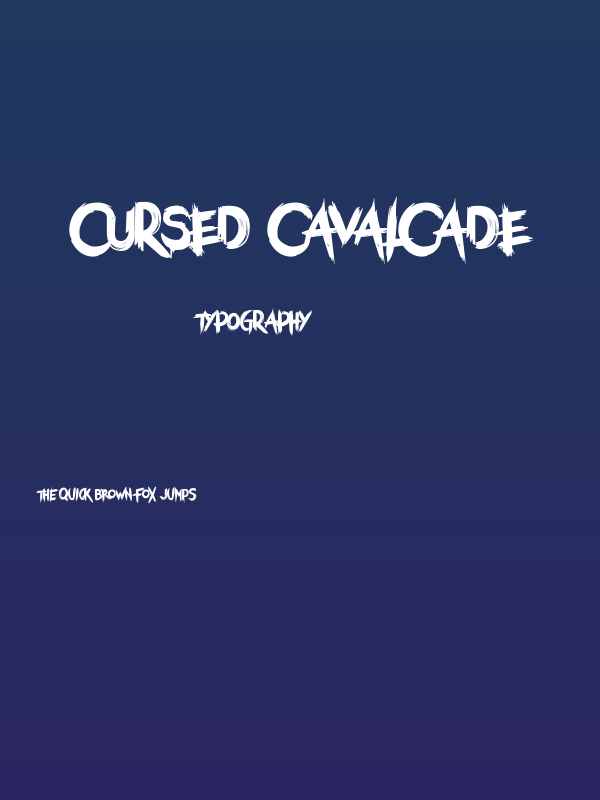 Cursed Cavalcade Poster