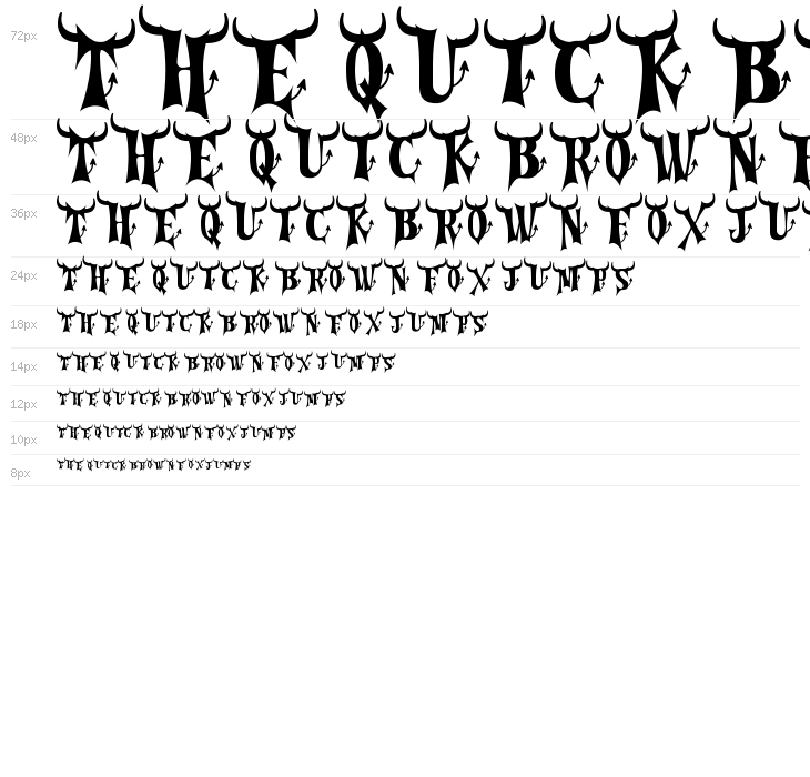 Cursed Gothic Devil Waterfall