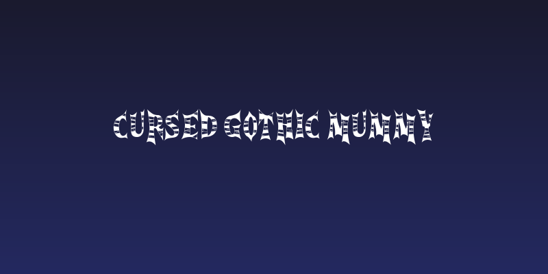 Cursed Gothic Mummy Social Header