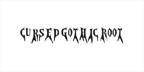 Cursed Gothic Root Logo