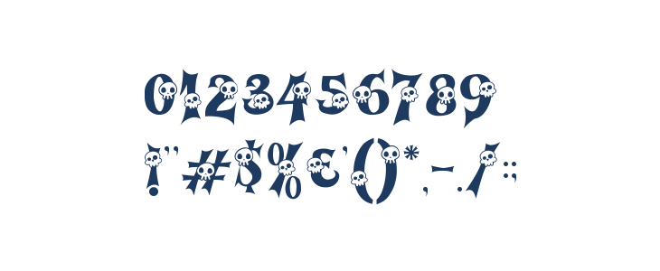 Cursed Gothic Skull Other Characters