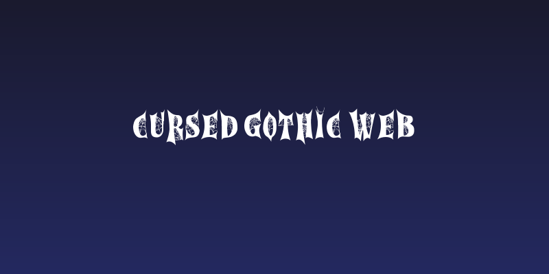Cursed Gothic Web Social Header