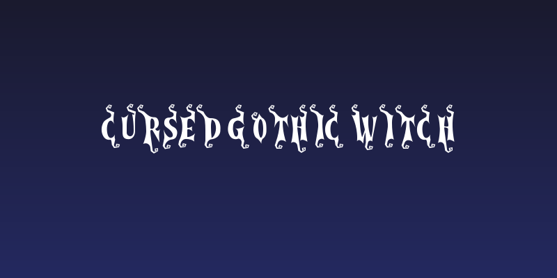 Cursed Gothic Witch Social Header