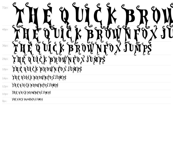 Cursed Gothic Witch Waterfall