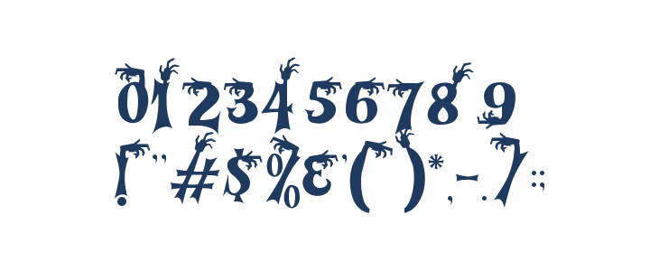 Cursed Gothic Zombie Other Characters