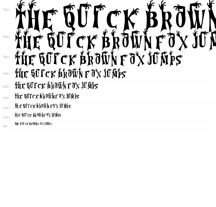 Cursed Gothic Zombie Waterfall