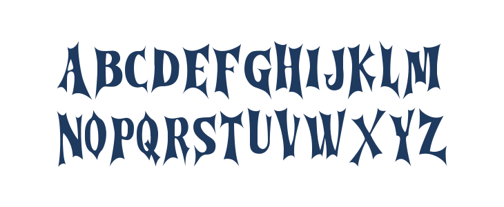 Cursed Gothic Lowercase