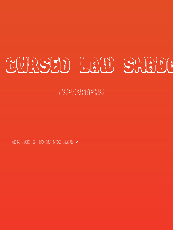 Cursed Law Shadow Poster
