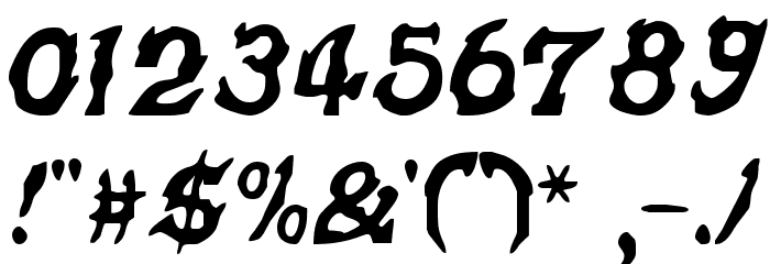 CursedKuerbis Font OTHER CHARS