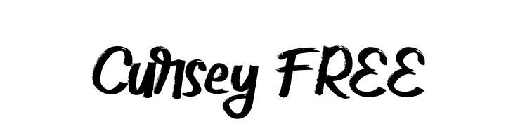 Cursey FREE  baixar fontes gratis