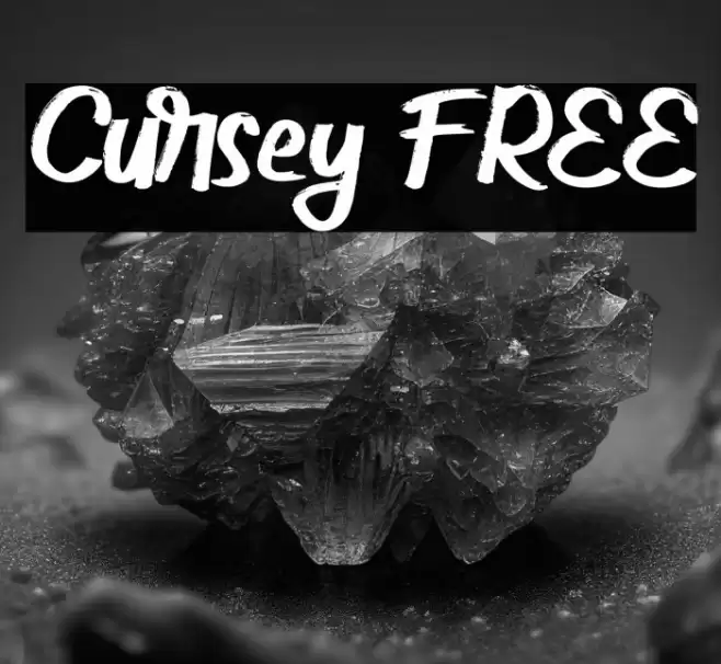 Cursey FREE Font examples