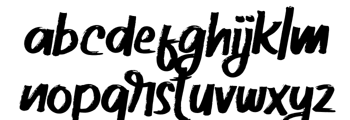 CurseyFREE Font LOWERCASE