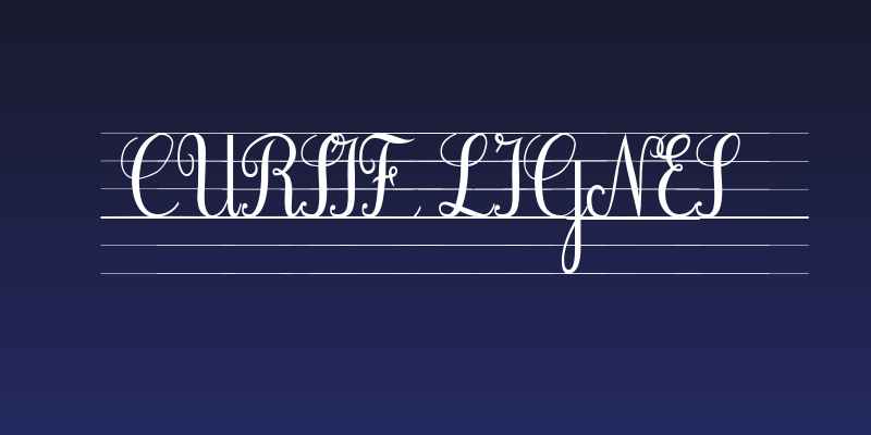 Cursif & Lignes Social Header