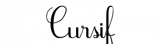 Cursif 