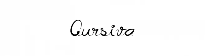 Cursiva  フリーフォントのダウンロード