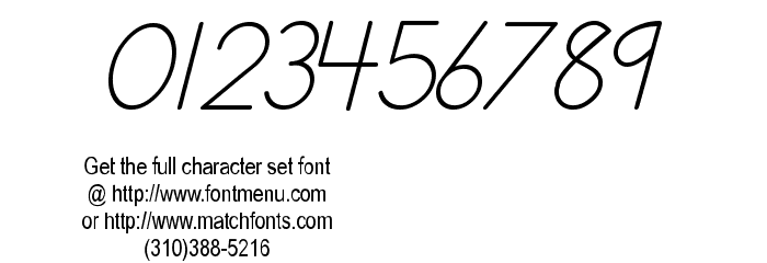 Cursive Handwriting Tryout Font OTHER CHARS