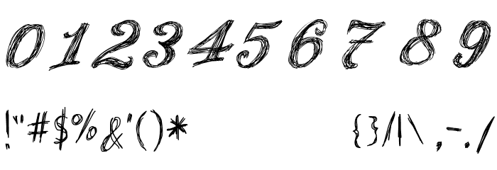 Cursive Option Italic Font OTHER CHARS