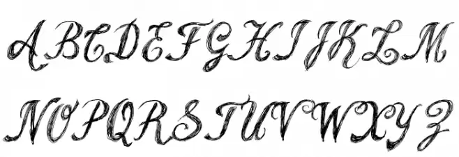 Cursive Option Italic Polices MAJUSCULES