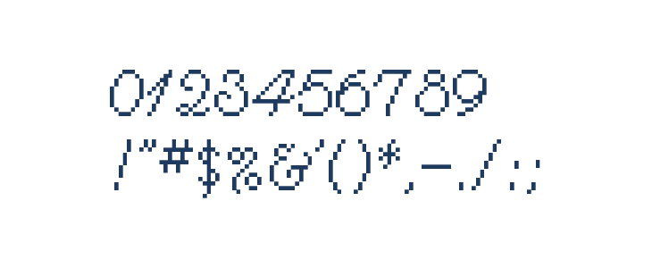 Cursive Regular Other Characters