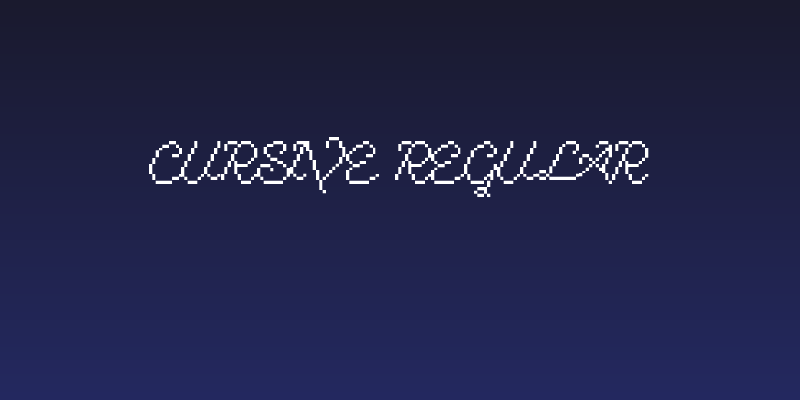 Cursive Regular Social Header