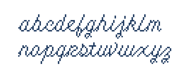 Cursive Regular Lowercase