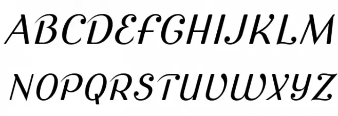 Cursive Sans Book Fuentes MAYÚSCULAS