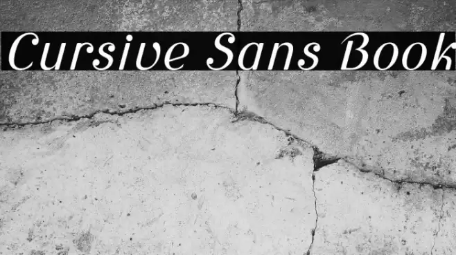 Cursive Sans Book Fuentes examples
