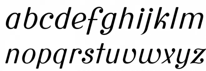 Cursive Sans Book Fuentes MINÚSCULAS