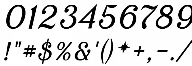 Cursive Sans Font OTHER CHARS