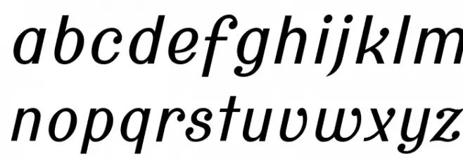 Cursive Sans Font Litere mici