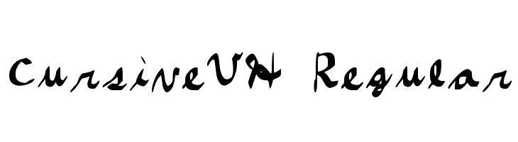 CursiveVH Regular  Free Fonts Download