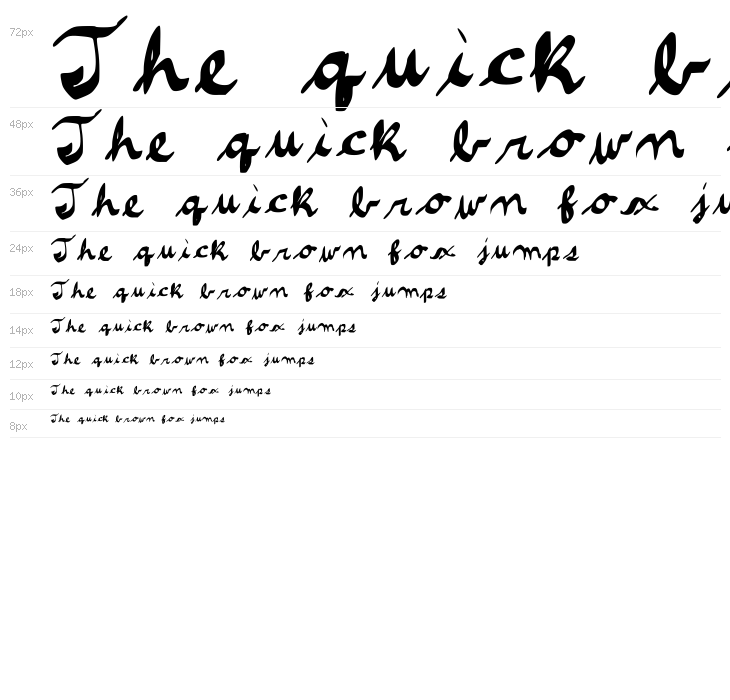 CursiveVH Regular Waterfall