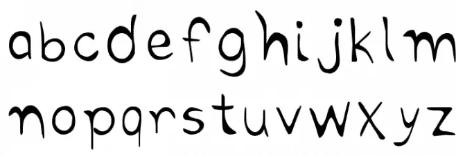 Cursivehandwriting Regular Polices MINUSCULES