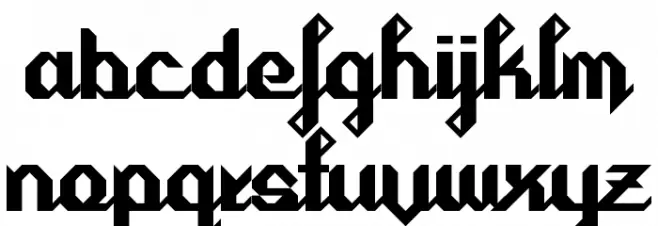 Cursivertex Regular 字体 大写
