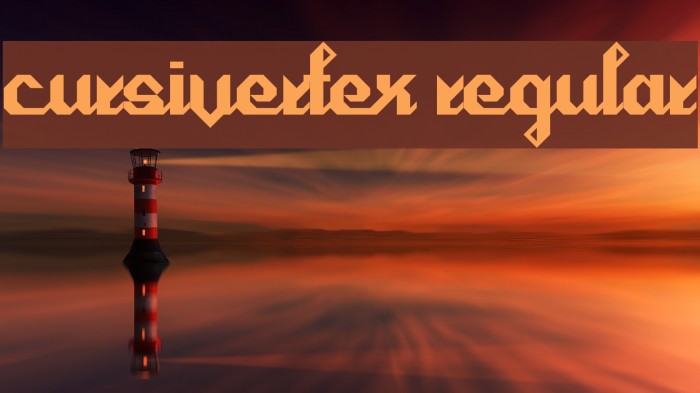 Cursivertex Regular Example 2