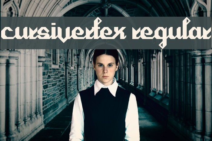 Cursivertex Regular Example 3