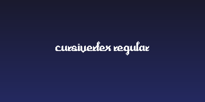 Cursivertex Regular Social Header