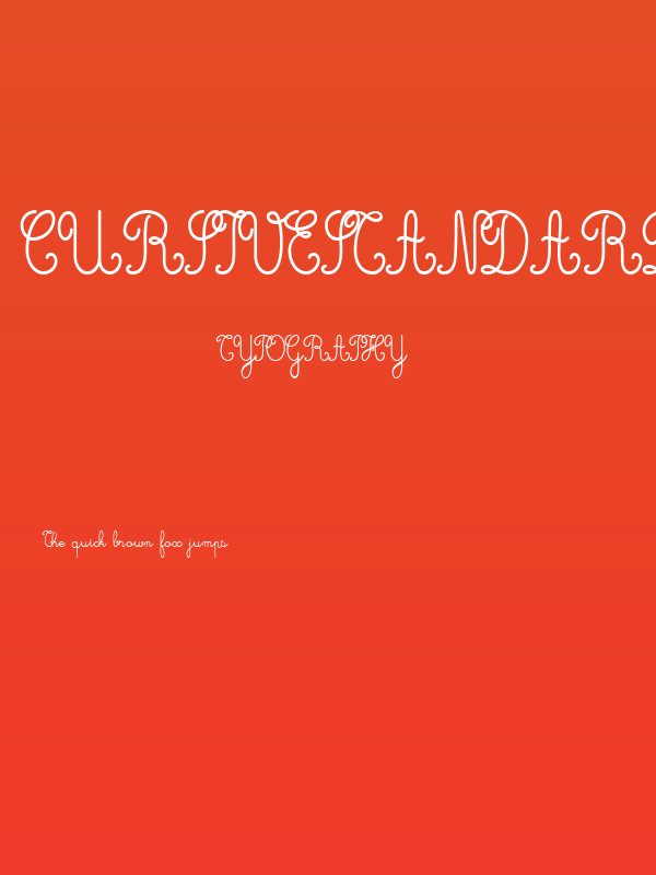 Cursivestandard Poster