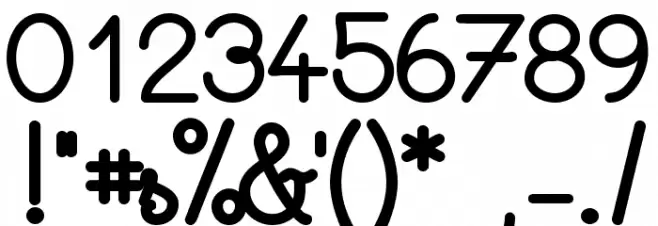 Cursivestandardbold Font OTHER CHARS