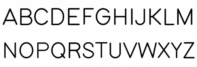 Cursus_Bold Schriftart Groß
