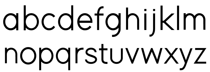 Cursus_Bold Font LOWERCASE
