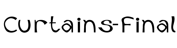 Curtains-Final  Frei Schriftart Herunterladen