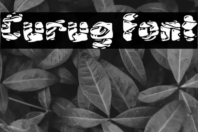 Curug 字体 examples
