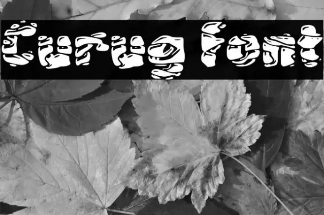 Curug 字体 examples