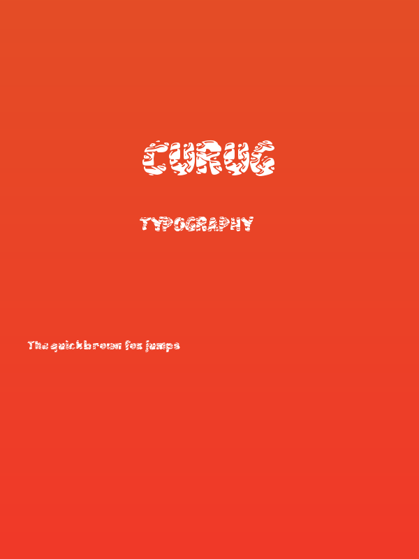 Curug Poster