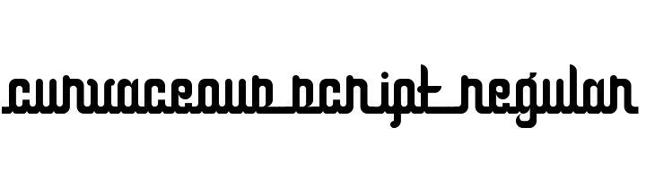 Curvaceous Script Regular  免费字体下载